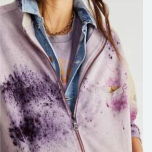 Free People x Maria Bouvier Tie-Dye top